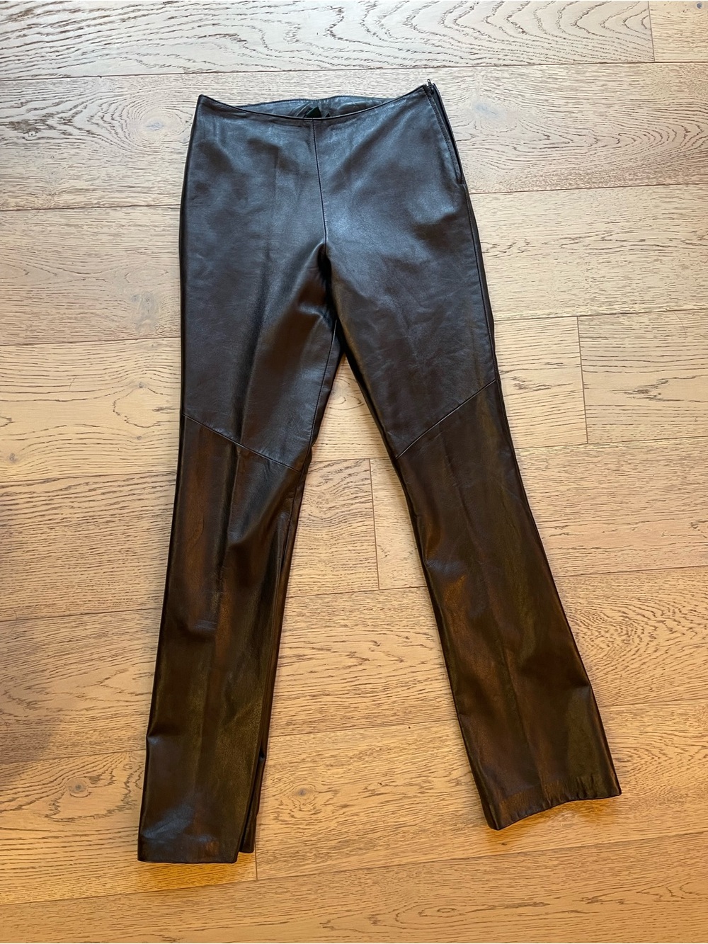 Vintage Danier Leather Pants - Size 4